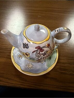 WestWood teapot/cup/saucer set